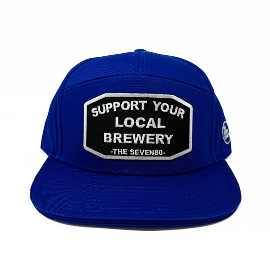 7 Panel Support Your Local Brewery Hat