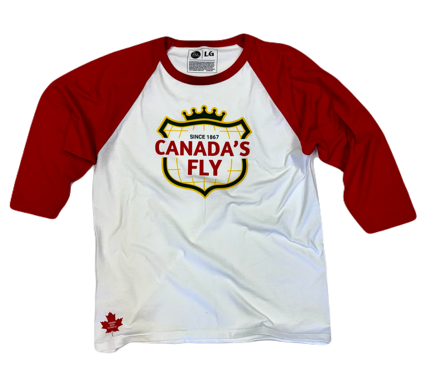 CB CANADA'S FLY RAGLAN RED/WHT