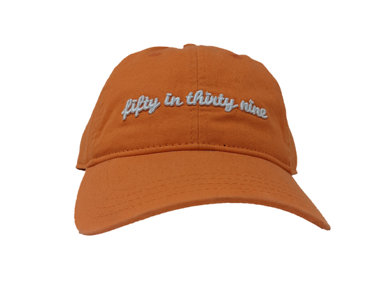 50 In 39 Hat - Orange