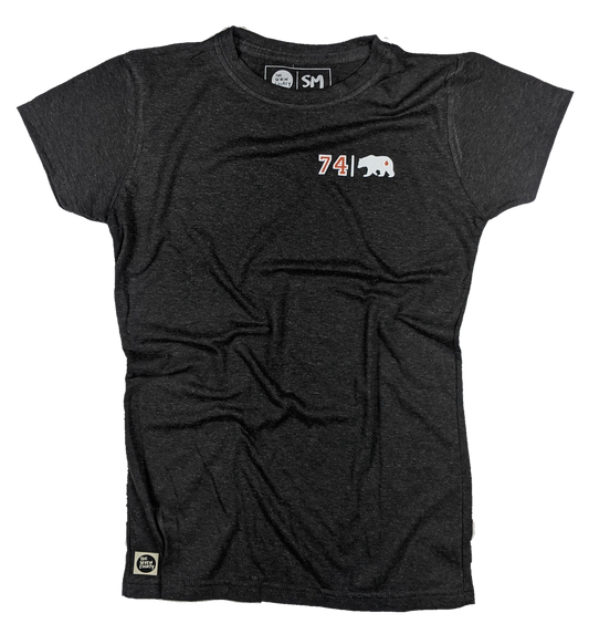 Wmn's 74 Bear tee - H Graphite